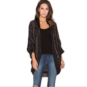 bishop + young Black and Tan Cardigan